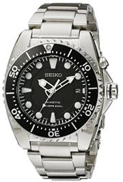 seiko dive watches SKA371 kinetic stainless steel